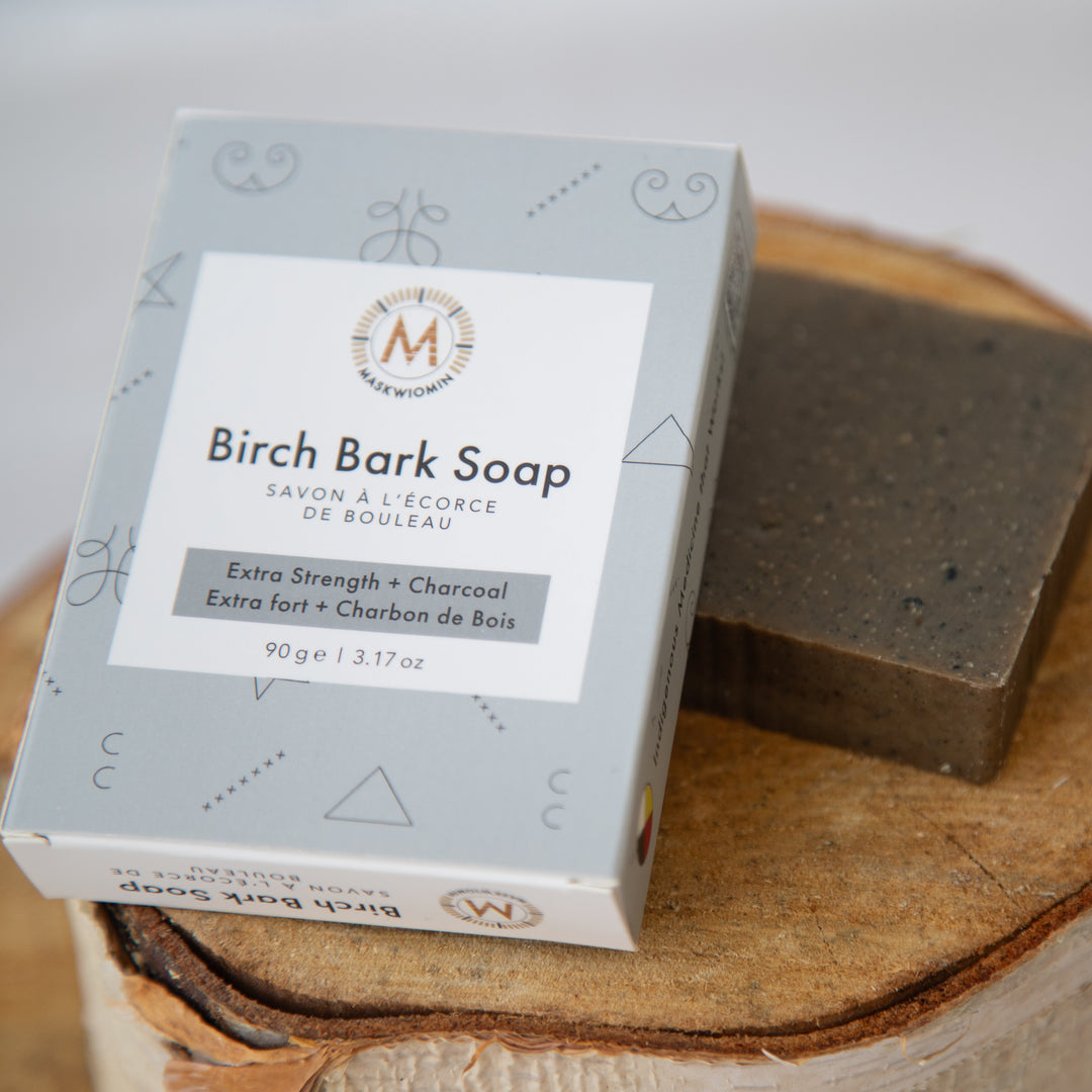 Extra Strength Birch Bark Soap with Charcoal