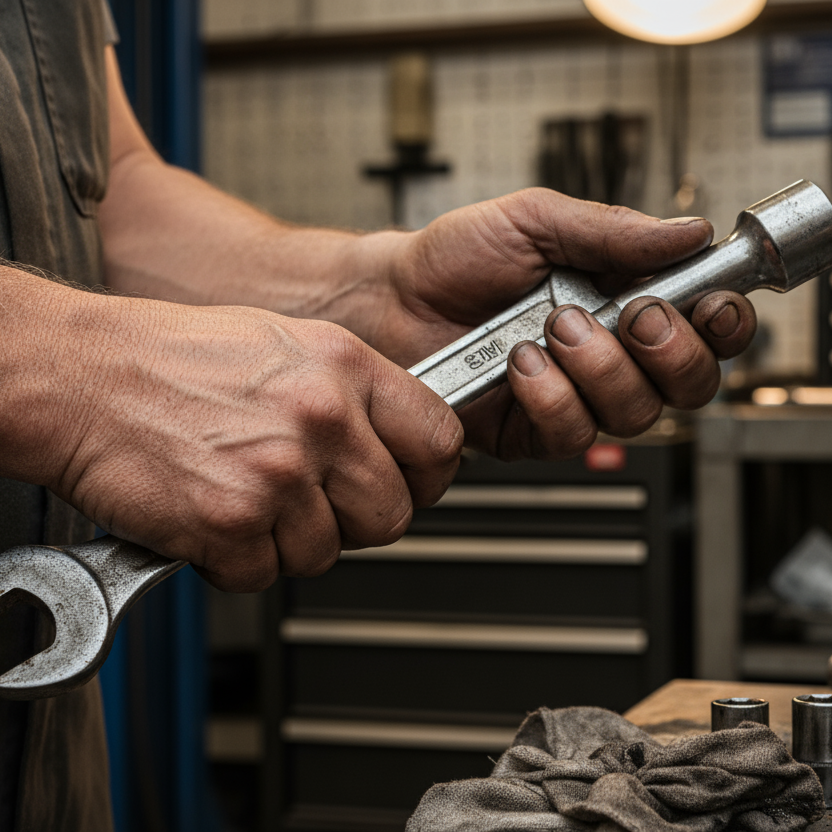 mechanic hands