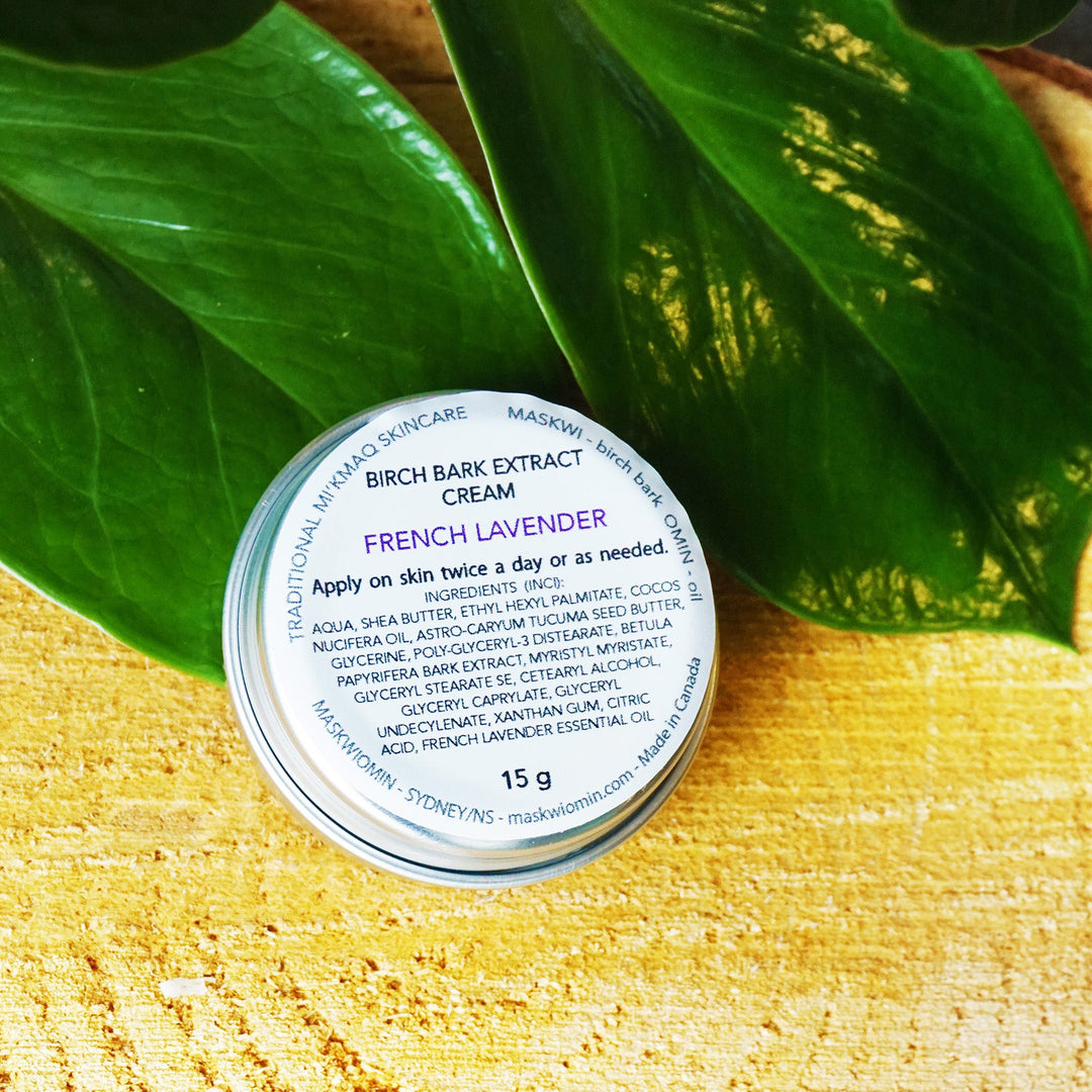 French Lavender Birch Bark Neck Cream (15g)