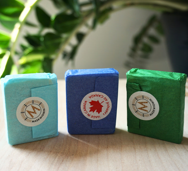 Woodlands Trio – Aromatic Birch Bark Mini-Soaps (limited edition)