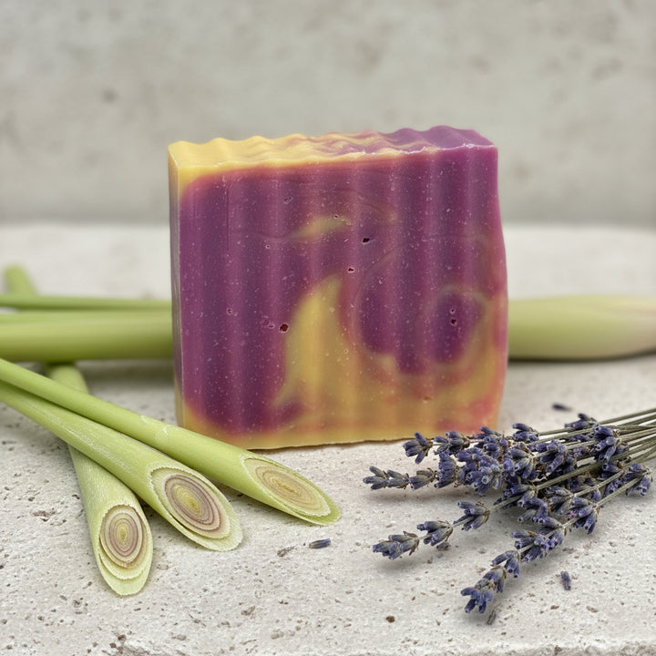 Calm Energy Birch Bark Bar: Lemongrass + Lavender (110g)