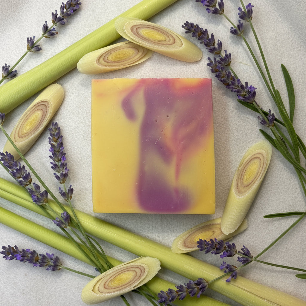 Calm Energy Birch Bark Bar: Lemongrass + Lavender (110g)