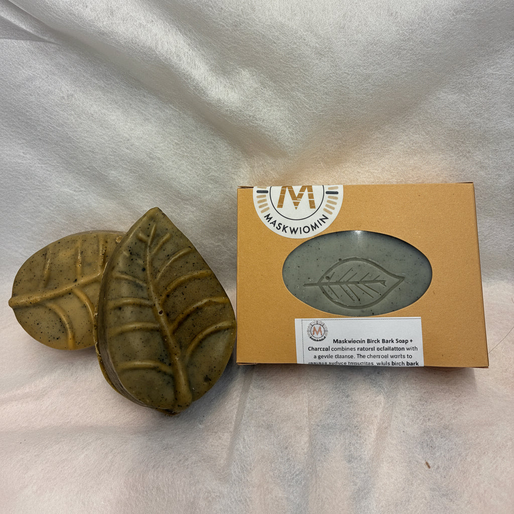 Birch Bark Charcoal Leaf Bar