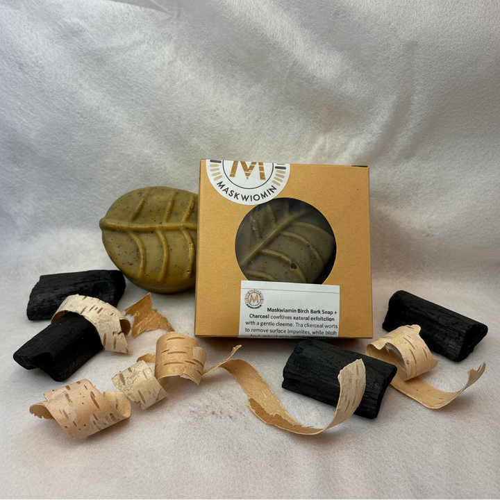 Birch Bark Charcoal Leaf Bar