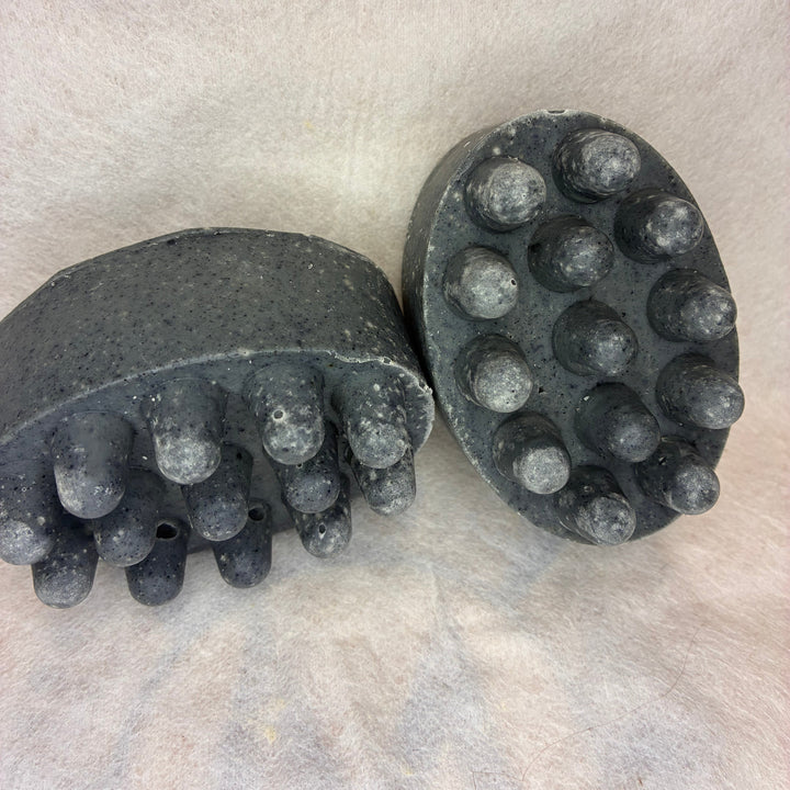 Lemongrass + Charcoal Birch Bark Massage Bar — Fully Blended