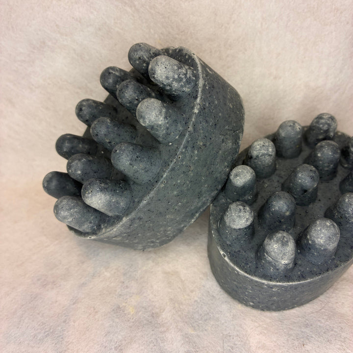 Lemongrass + Charcoal Birch Bark Massage Bar — Fully Blended