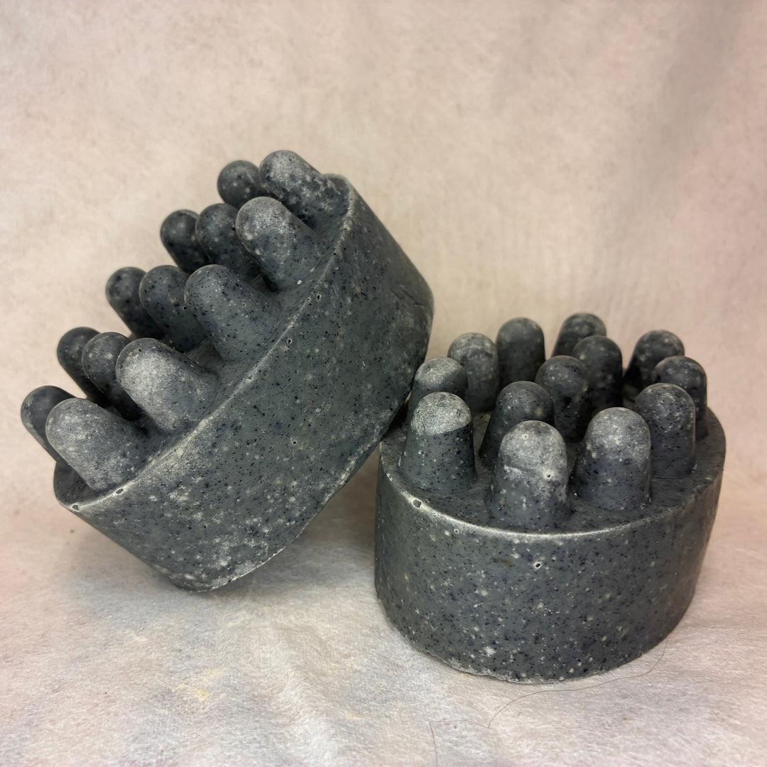 Lemongrass + Charcoal Birch Bark Massage Bar — Fully Blended