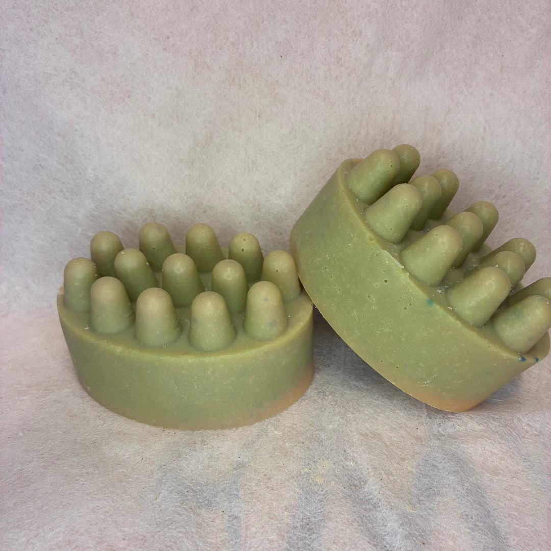 Lemongrass + Sweet Grass Birch Bark Massage Bar