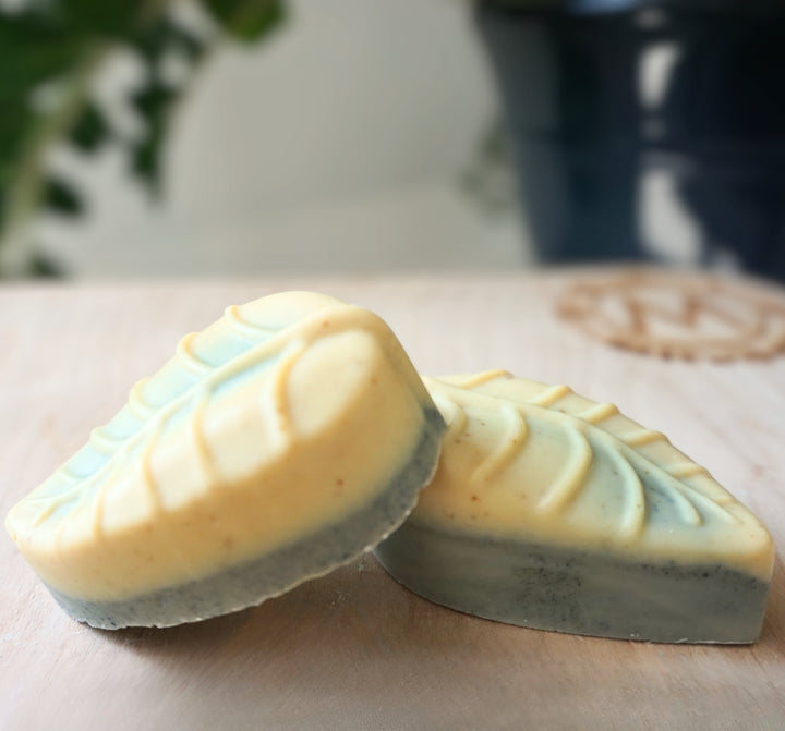 Birch Bark Charcoal Lemongrass Glow Bar - leaf (limited)
