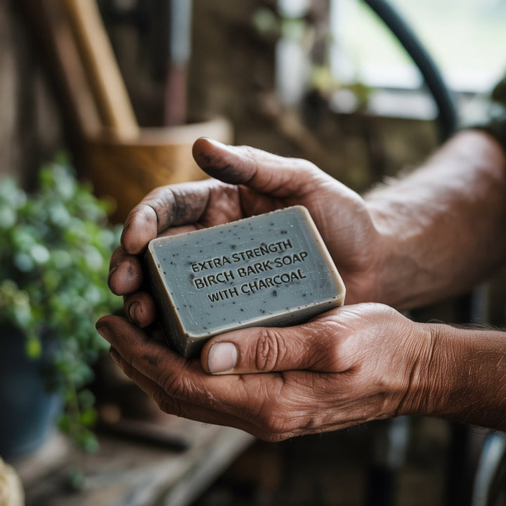 Birch Bark Charcoal Leaf Bar