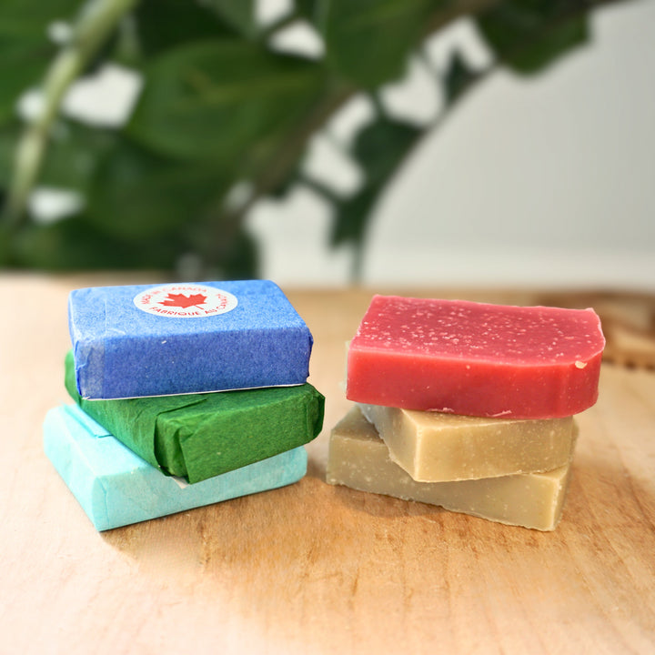 Woodlands Trio – Aromatic Birch Bark Mini-Soaps (limited edition)