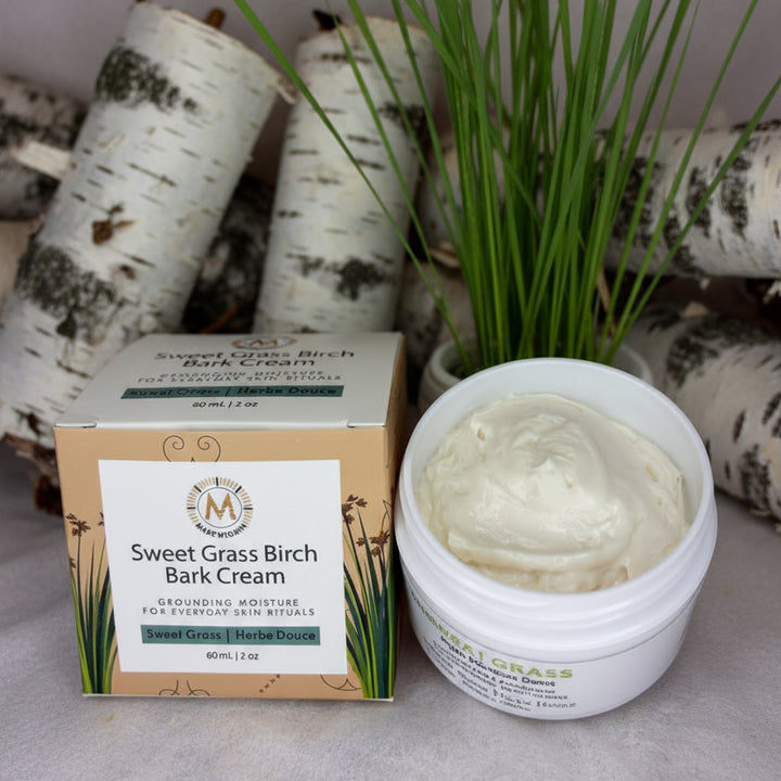 Sweet Grass Birch Bark Cream | Fast-Absorbing Moisturizer(60 mL)