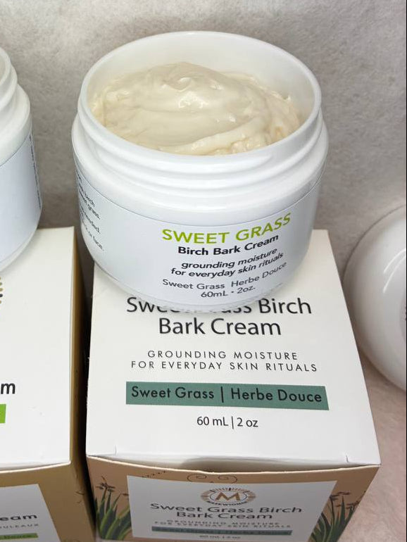 Sweet Grass Birch Bark Cream | Fast-Absorbing Moisturizer(60 mL)