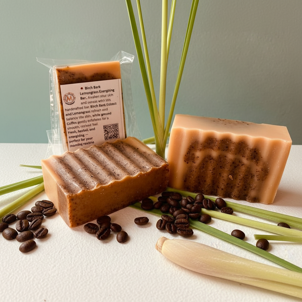 Birch Bark Lemongrass Energizing Bar (70 g)