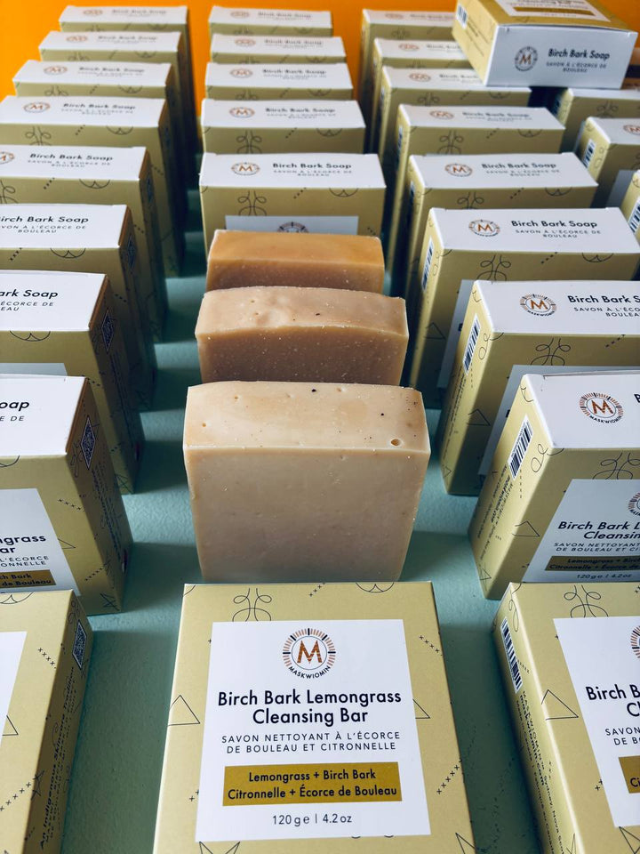Birch Bark Soap Lemongrass Cleansing Bar (120g)