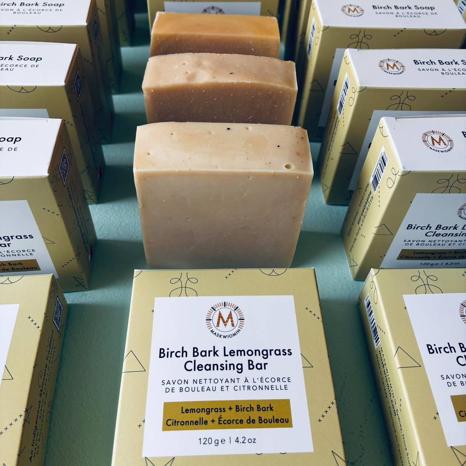 Birch Bark Soap Lemongrass Cleansing Bar (120g)