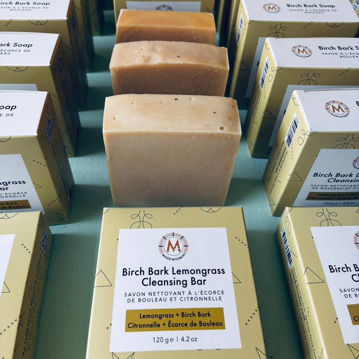 Birch Bark Soap Lemongrass Cleansing Bar (120g)