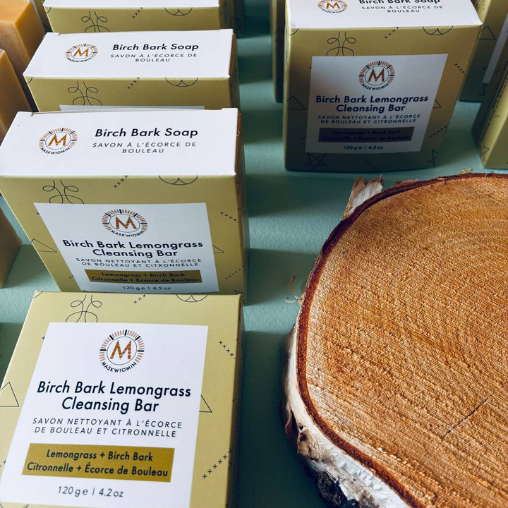 Birch Bark Soap Lemongrass Cleansing Bar (120g)
