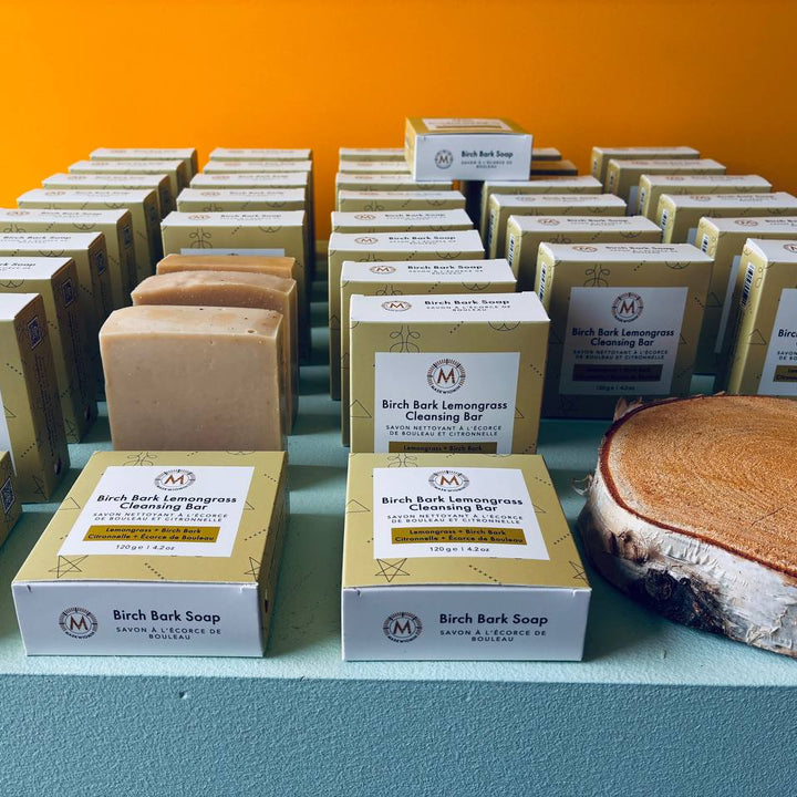 Birch Bark Soap Lemongrass Cleansing Bar (120g)