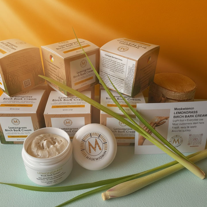 Lemongrass Birch Bark Cream 60 mL | Moisturizer for Dry & Sensitive Skin