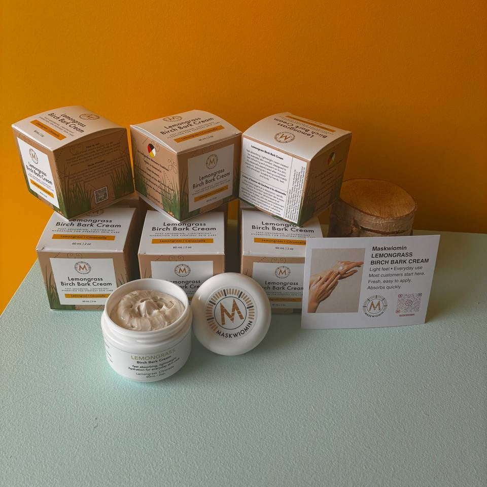 Lemongrass Birch Bark Cream 60 mL | Moisturizer for Dry & Sensitive Skin