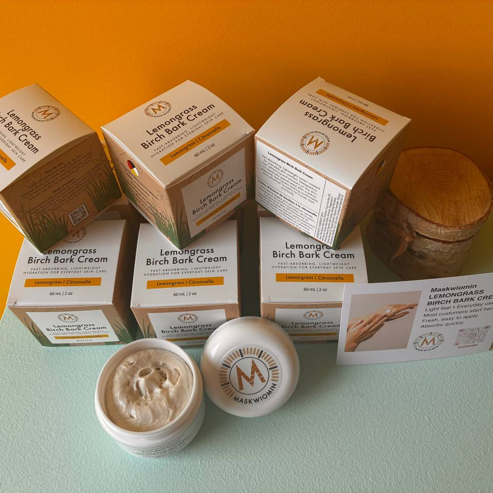 Lemongrass Birch Bark Cream 60 mL | Moisturizer for Dry & Sensitive Skin