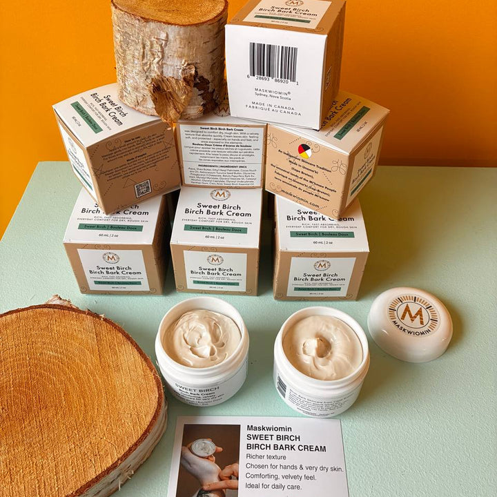 Sweet Birch, Birch Bark Cream 60 mL | Rich Moisturizer for Dry Skin