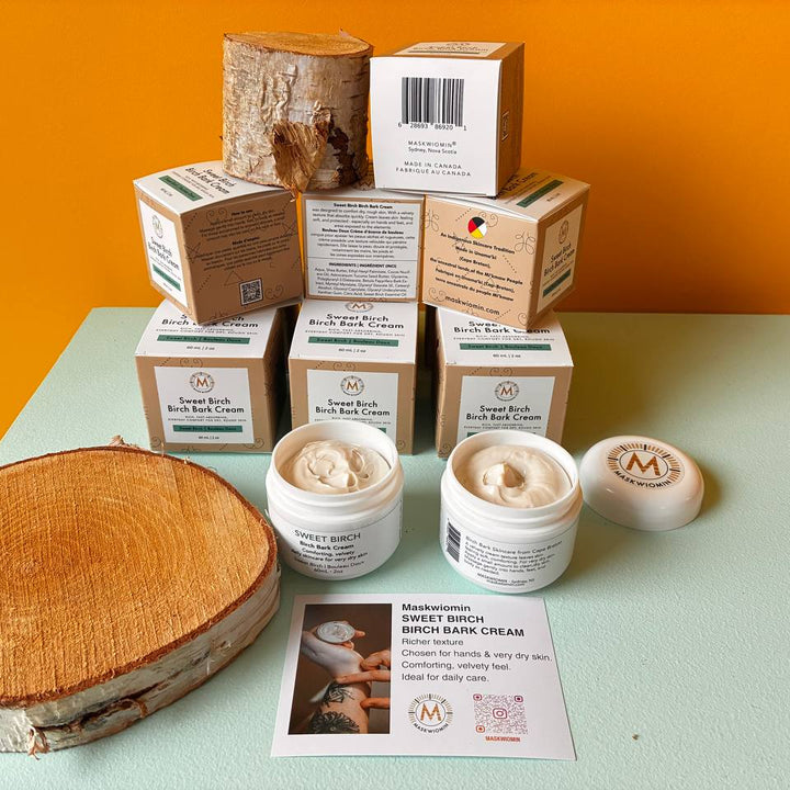 Sweet Birch, Birch Bark Cream 60 mL | Rich Moisturizer for Dry Skin